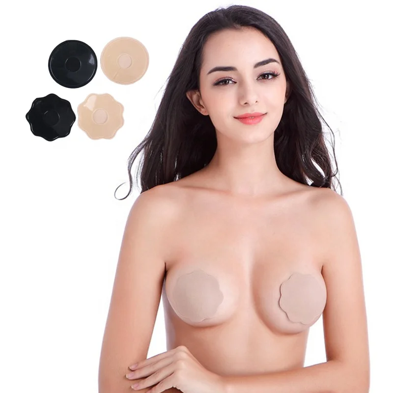 

Sexy women's breast stickers Adhesive One Time Use Silicone Chest Paste Invisible Nipple Cover Adhesive Pads Breasts Stickers