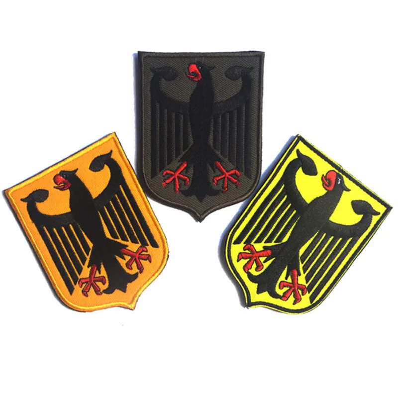 Patch shield Germany Deutschland 85x55 mm Embroidery Hot-melt 