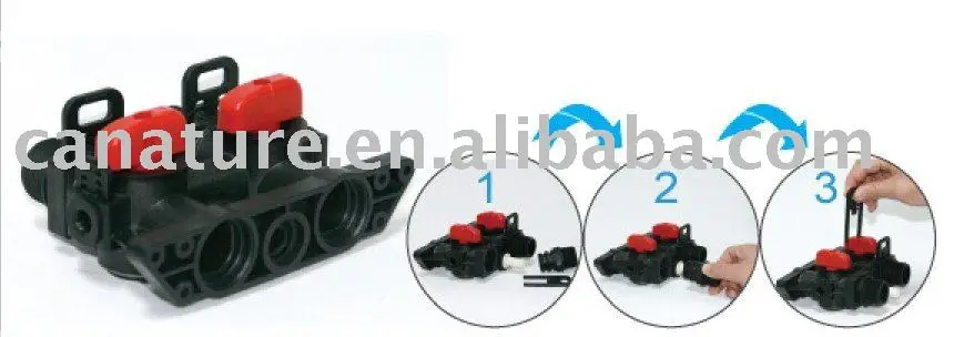 
Canature plastic bypass for GE autotrol 255 series 