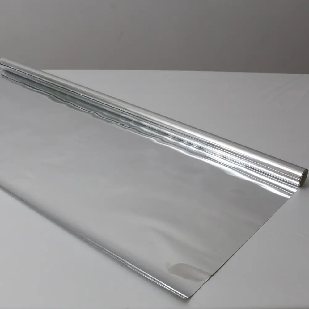 Metallic VMPET MPET Silver Color Reflective Aluminum Metallized PET Polyester Films