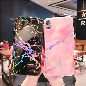 Laser Marble Phone Case Huawei Samsung