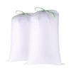 White Color Polypropylene Pp Woven Sand Bags ferterlizer bag With Drawstring