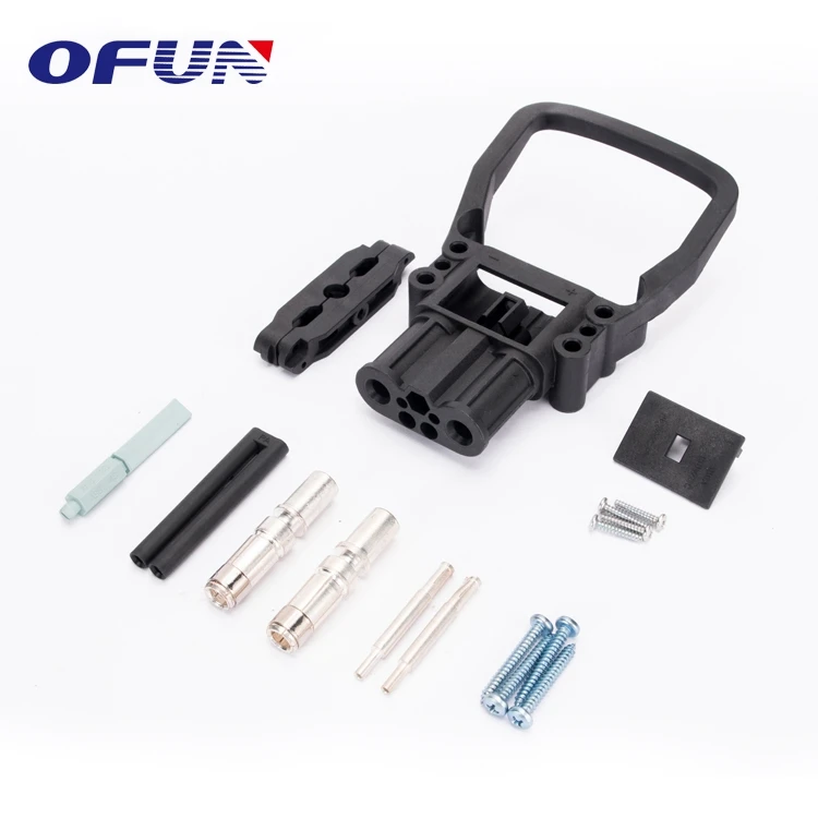 OFUN China Market New Items PA66 Electric Auto Waterproof Battery Plug Connector
