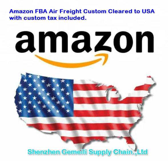 
Best price Amazon FBA Air Freight China to USA to the amazon warehouse company commercial place or personal residential address 