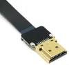 BLACK 30CM FPV HDMI Cable Standard Interface to Standard Interface 90 degree for RED BMCC FS7 C300