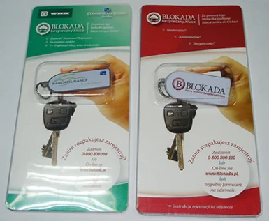 key chain blister card