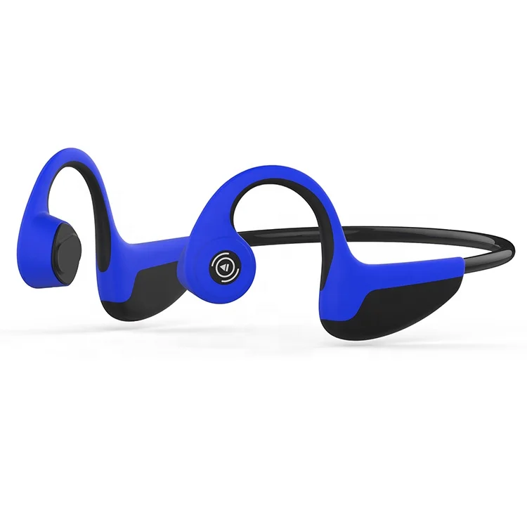 Z8 Wireless bone conduction headphone neckband earphone No Ear Plugs Blue tooth Headset with Microphone