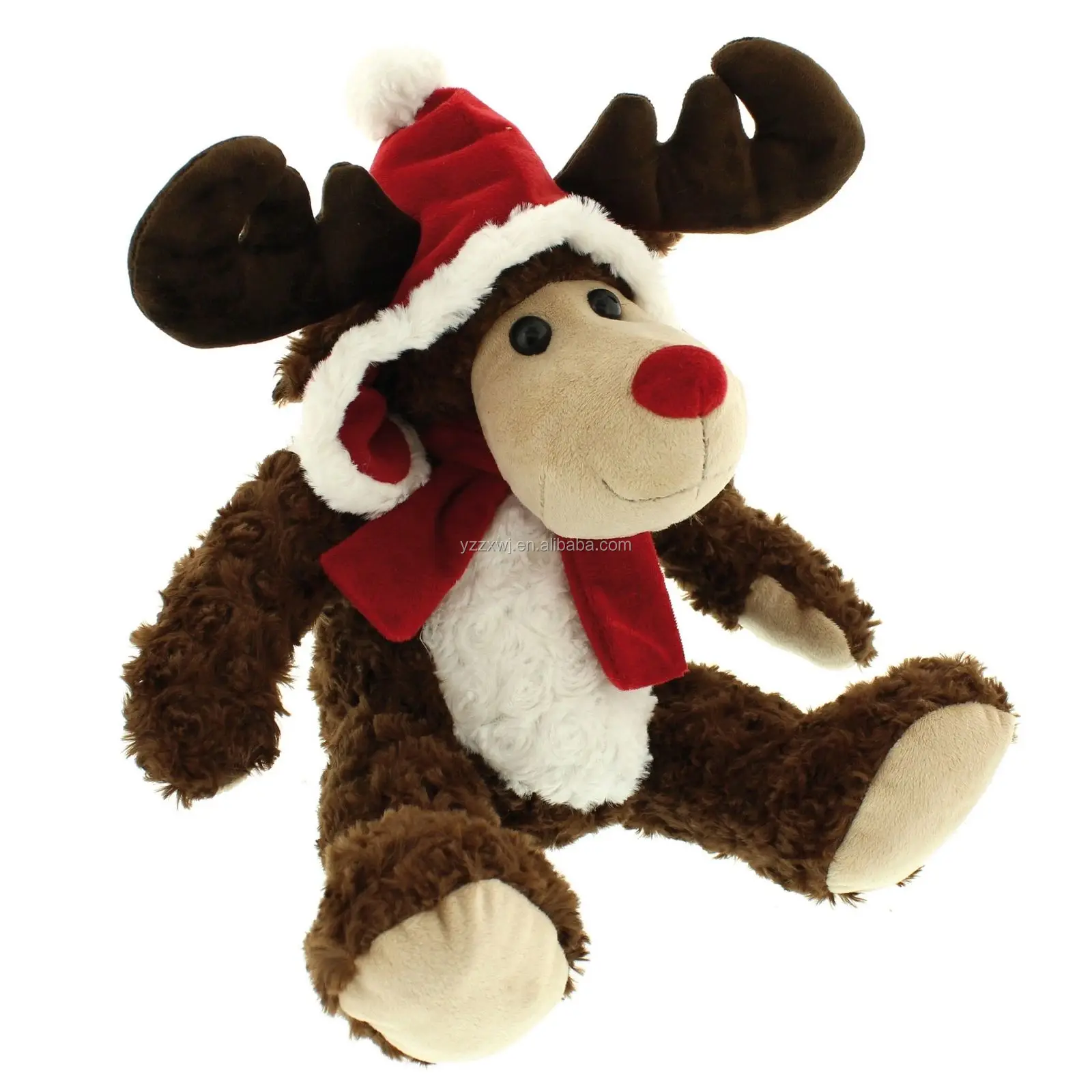 santa reindeer plush