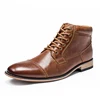 New model China factory direct wholesale retro luxury top quality big size shoe size 41 to us boots for men leather botas