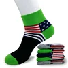 Terry ankle american unisex dress flag socks