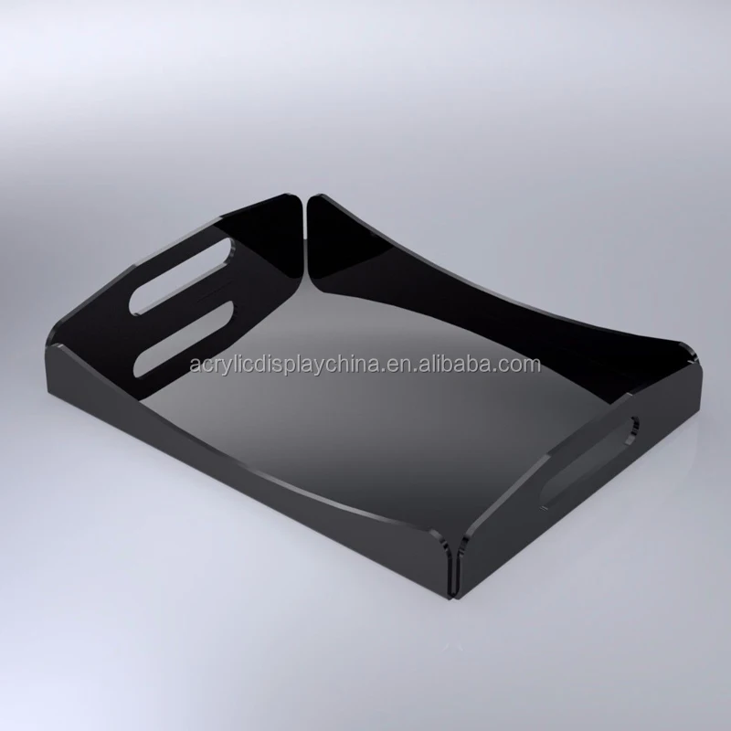 Custom Clear Acrylic Tray With Insert,Perspex Insert Paper Tray,Lucite