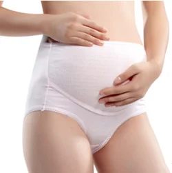 Hot sale plus size adjustable high waisted pregnancy underwear with customized pack .png