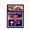 Restaurant equipment Neno light electronic advertising blackboard flexible led screen