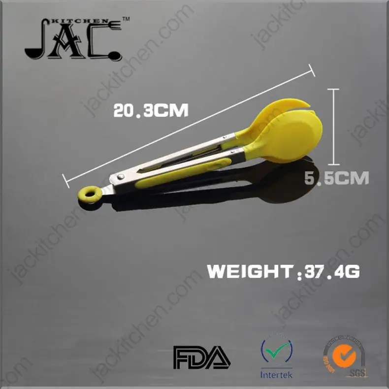 High Quality Stainless Steel Pp Long Bbq Tongs
