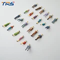 200pcs 1 50 scale train building people Painted Model Train Passenger People Figures Scale