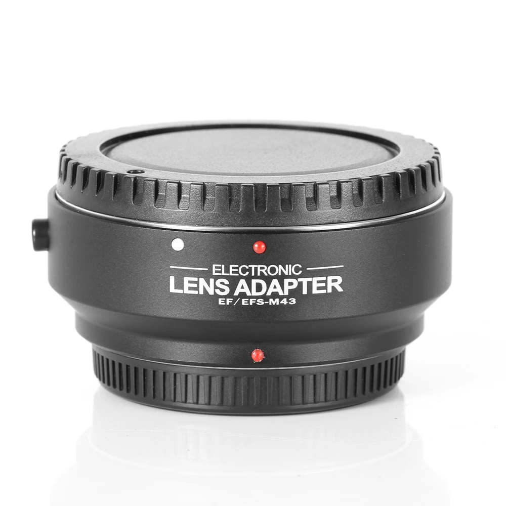 

Auto Focus Lens Mount Adapter EF-M4/3 For Canon EOS EF EF-S Lens to Panasonic Olympus Micro 4/3 camera, Black