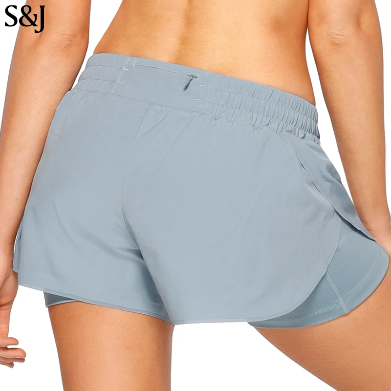 

Wholesale Hot Booty Girls Yoga Pocket Running Beach Board Shorts, Customized colors