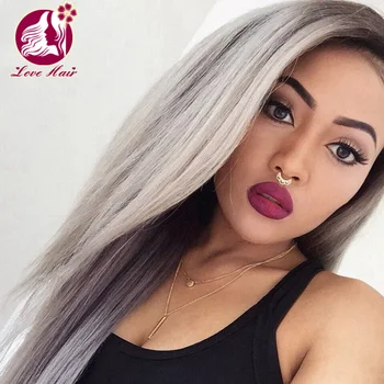 Popular Grey Color Top 8a Virgin Indian Human Hair Weave 8 30 Inch