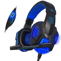 

Hot Selling LED Over-ear Computer Gaming Headset Headphone With Mic For Steam Game