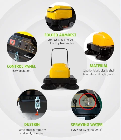 Barredora De Suelo De Carretera,Barredora De Suelo De Hoja De Césped