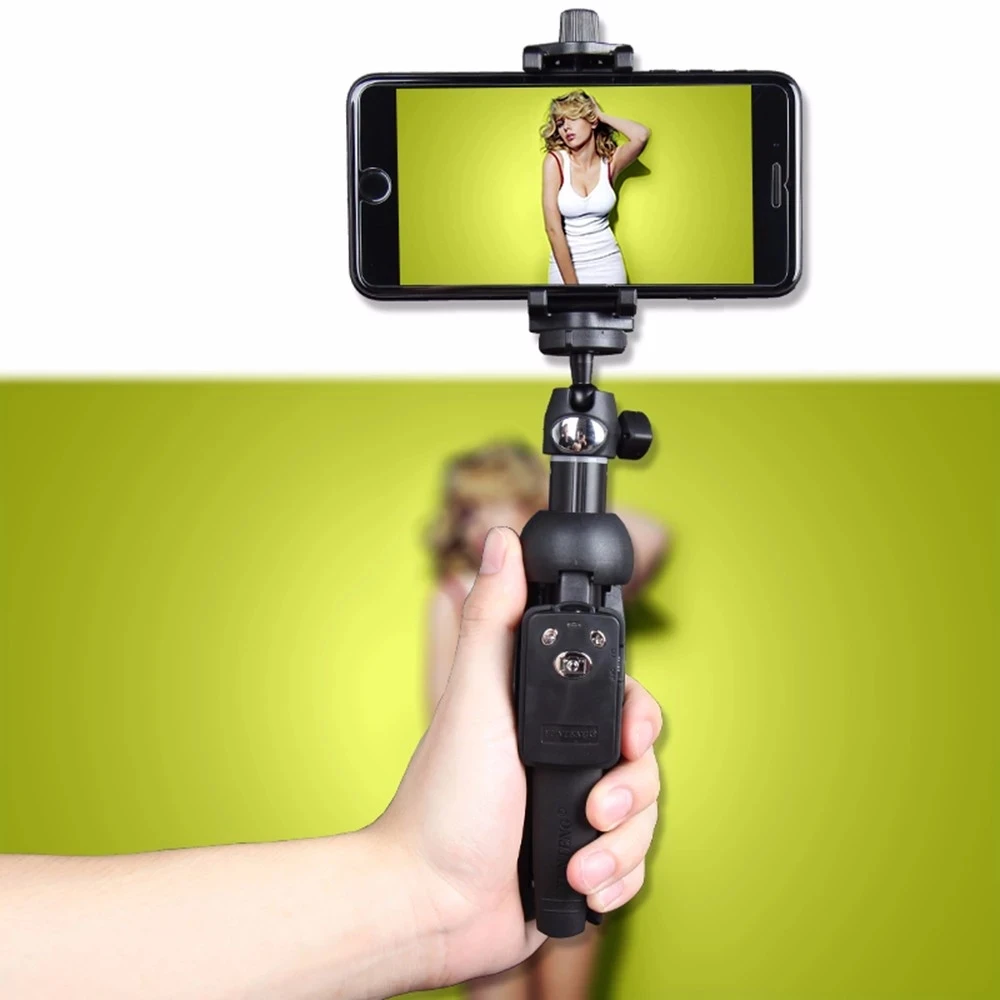 YUNTENG 9928 Wireless Bluetooth Remote Extendable Selfie Stick Monopod phone stand holder 3 in 1 Camera Tripod for smartphone