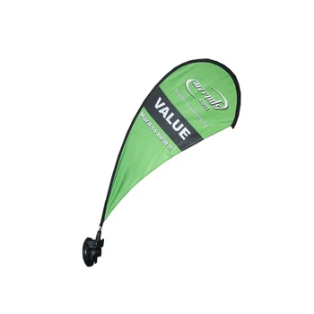 mini suction cup banner popular teardrop flag larger