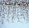 Artificial flower vine for home decoration and garden decorations with fake flower foaming branch shape tree vine