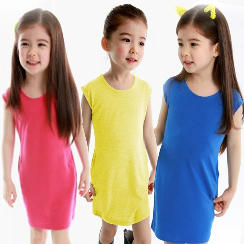 solid color dresses cheap