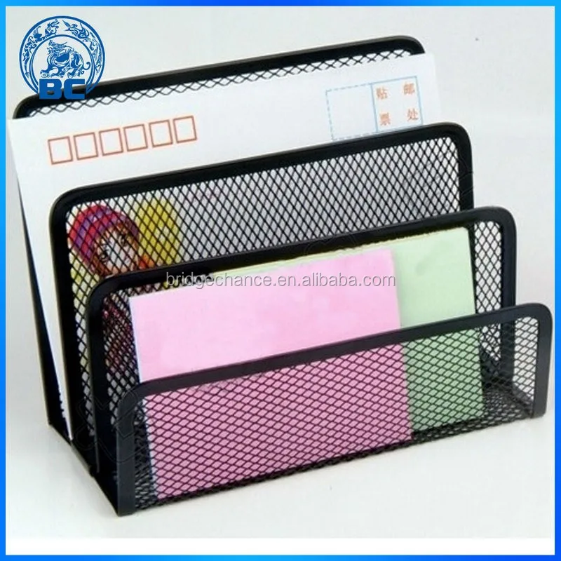 
4 Divided Paper And Letter Organizer,Desktop Letter Holder 