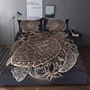 Home Textiles 3pcs Luxury BeddingOutlet Turtles Bedding Set Duvet King Sizes Flowers Lotus Animal Golden Tortoise Bed Cover Set