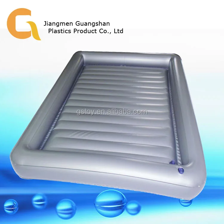 Stock Single Inflatable Water Massage Bed Buy Waterbed With Bed Rail