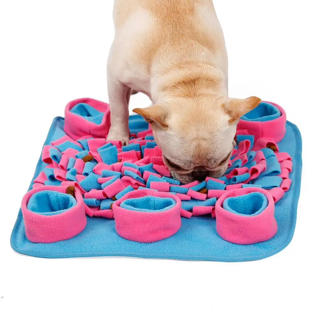 Pet Training Pad Fleece Snuffle Training Dog Slow Feeder Play Mat Dog