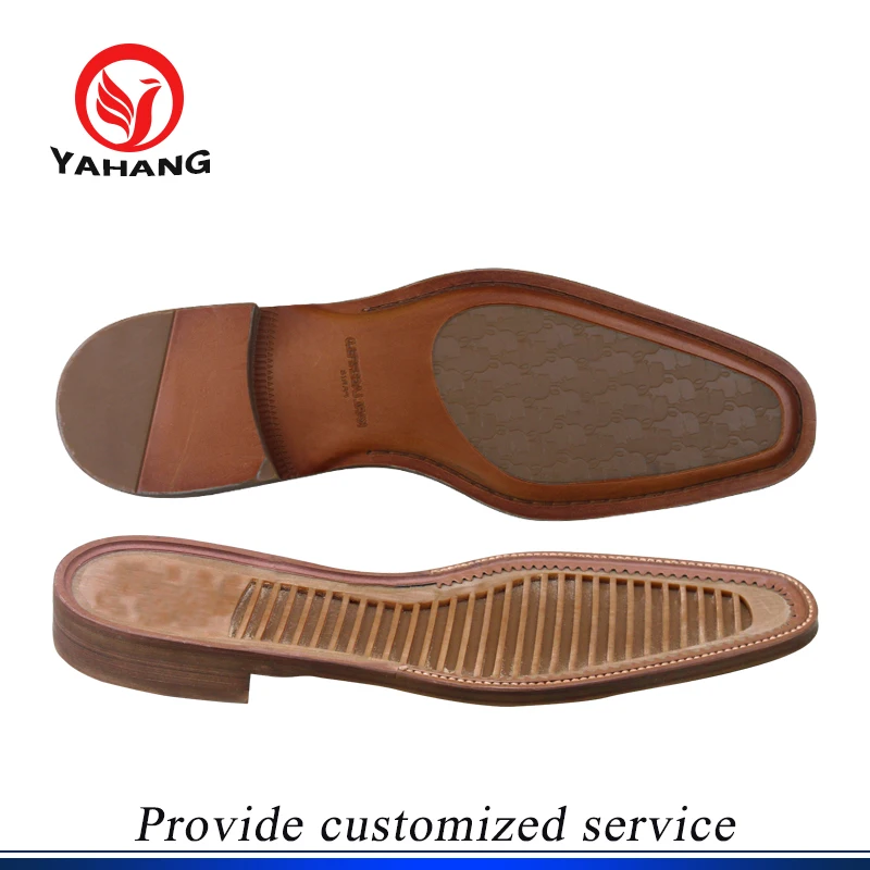 leather rubber sole