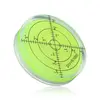 60x12mm Precision Green Disc Round Circular Bubble Spirit Level Measuring Tool