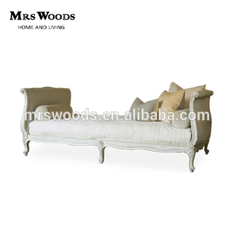French Country Upholstered Daybed Chaise Lounge French Country Upholstered Daybed Chaise Lounge
