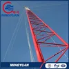 Modern design promotional communication guy wire tower