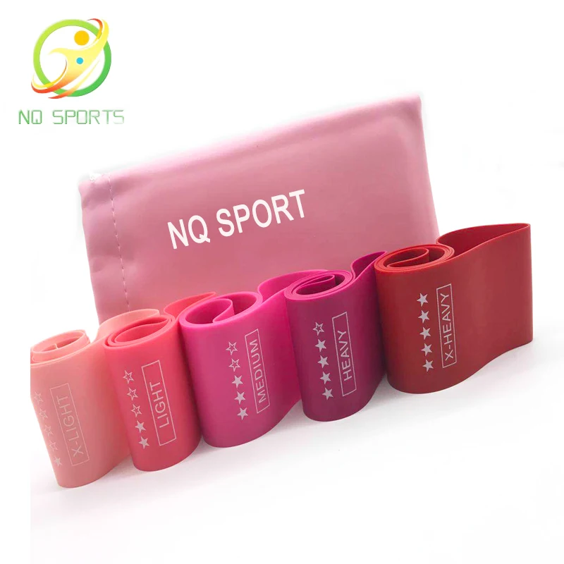 

Resistance Bands for Legs and Butt Latex Free Exercise Bands Fitness Physical Therapy, Customized color