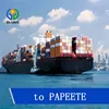Shipping Rates Sea Ocean Freight Agent to PAPEETE New Zealand from China Shanghai Ningbo Shenzhen Qingdao Xiamen
