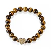 Natural tiger eye bead bracelet, chinese crystal beads wholesaler,stretch bracelet