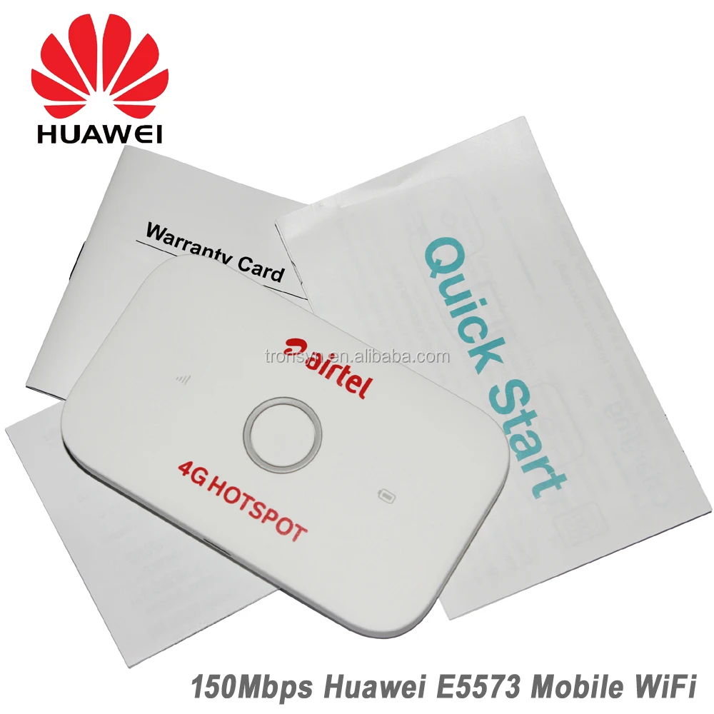 
150Mbps Hua wei E5573 E5573Cs-609 Portable 4G LTE Pocket WiFi Router Support LTE TDD And FDD Network 