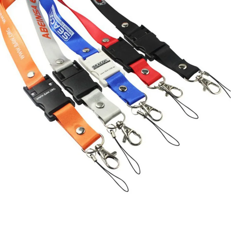 Nylon Lanyard Detachable Buckle Flash Drive 16gb For Promotion Gift