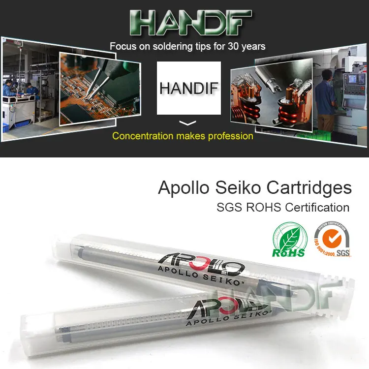 APOLLO Seiko DCN-10DV1 soldering iron tip for welding machine
