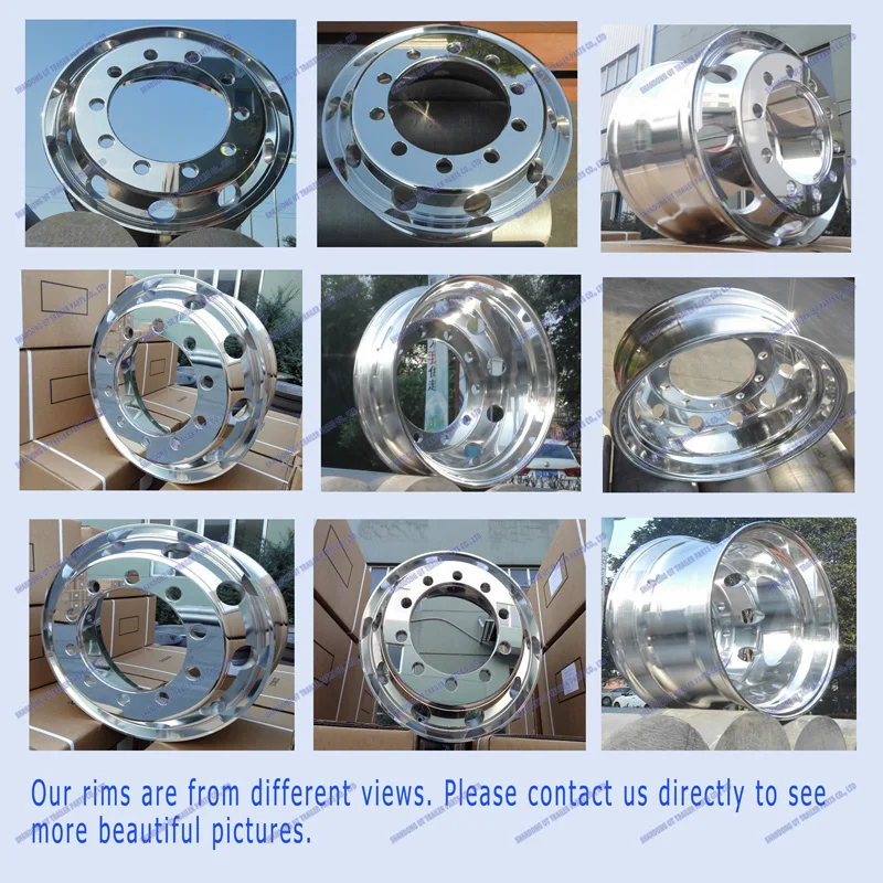 22.5'' same quality as alcoa brand aluminum alloy wheel rim for truck