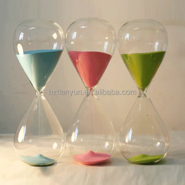 
glass hourglass sand timer, 1 hour hourglass, sand houglass 