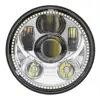Morsun DOT Approved 5.75 inch led motorcycle headlight for Royal enfield e-mark moto led lights with halo headlight for Harleys