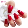 BLJ 06 artifical nail tips acrylic tips nail 24pcs/box with double face adhesive tape nail tips wholesale