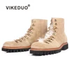 VIKEDUO Hand Made China Footwear Store Waterproof Snow Insulated Functional Stylish Mens Winter Man Boots