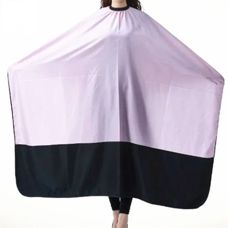 

Hot sale high quality barber capes hair salon cutting cape barber cloth, Black and custom