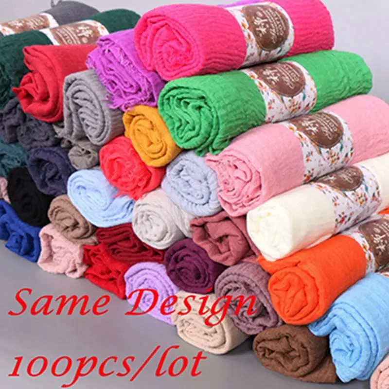 

Top selling muslim fashion women cotton scarf shawls women hijab, 86 colors