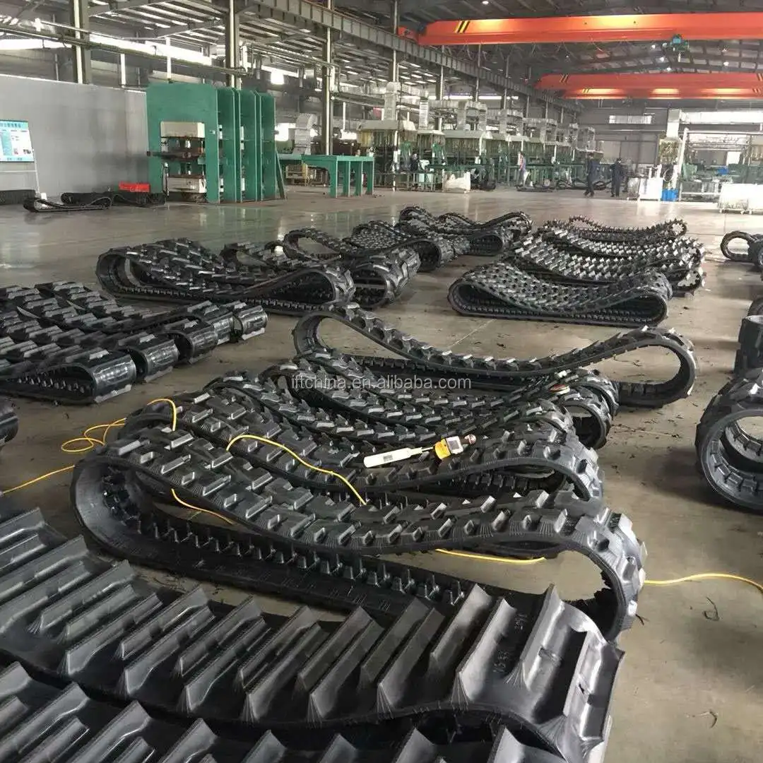 Mini Excavator Spare Parts Track Pad Rubber Track 230*72*43 Made In